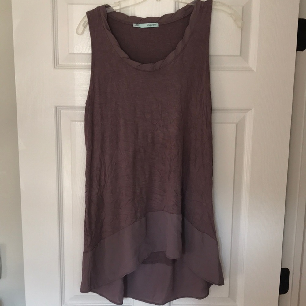 Purple tunic tank